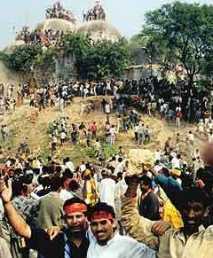Destruction of the Babri Mosque, 6 December 1992