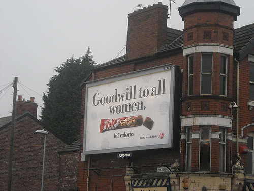 KitKat advert, 2008; photo - Gene Hunt