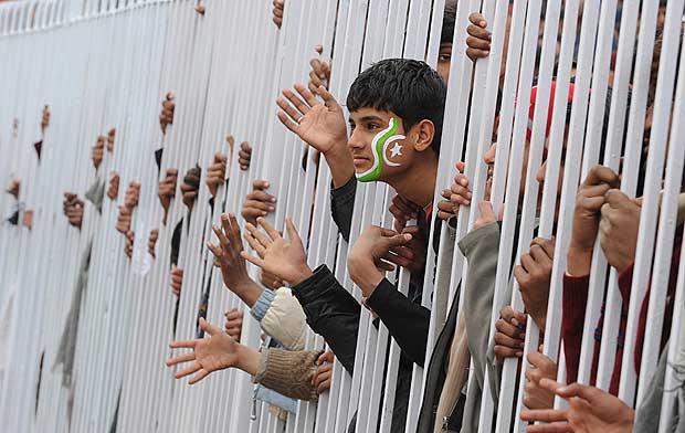 Crowd at a cricket match in Lahore; photo - Mohammad Arif Ali